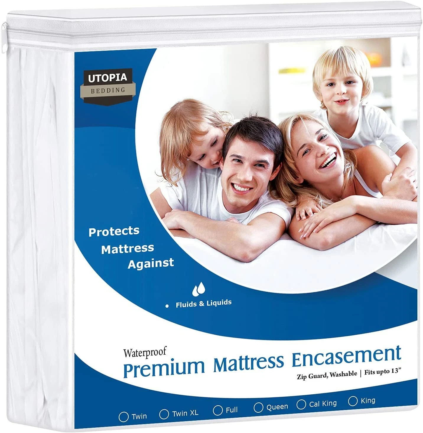 Premium Mattress Zippered Encasement Waterproof Co